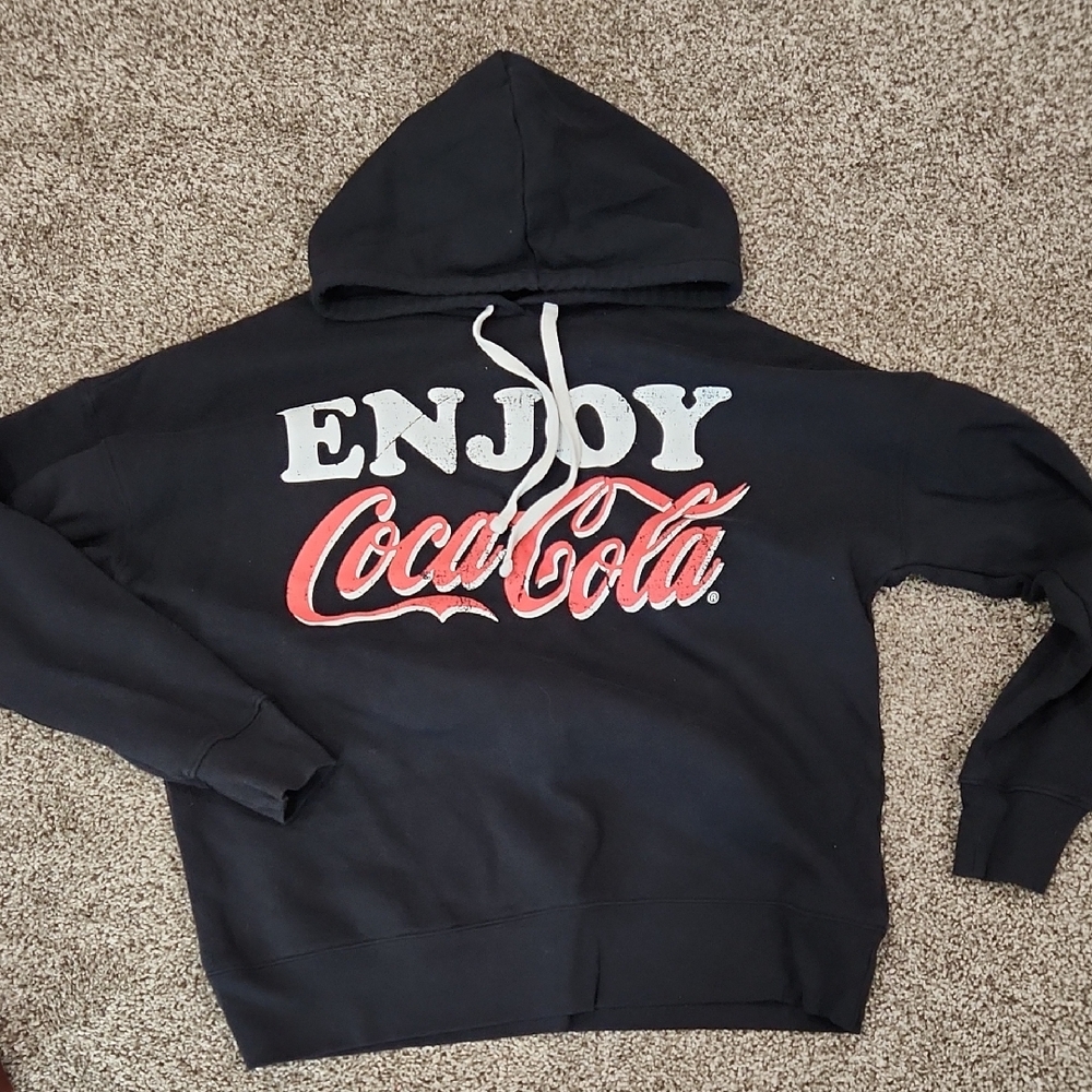 Coca Cola Black and Red Hoodie